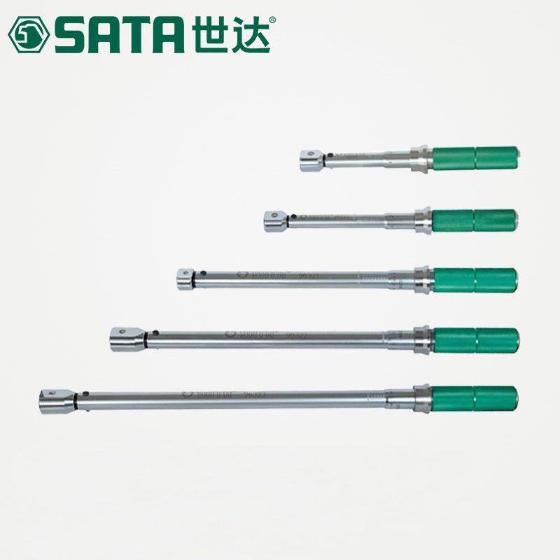 SATA世達(dá)專業(yè)級可換頭可調(diào)式扭力扭矩扳手96321，范圍20-100NM